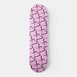 Heart 23™ Pink and Black Skateboard deck