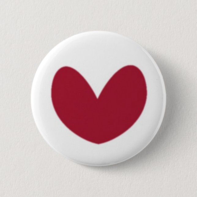 heart 2 inch round button (Front)