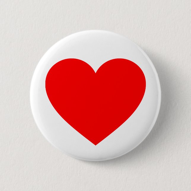 Heart 2 Inch Round Button (Front)