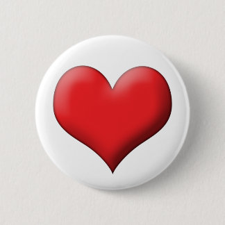 Heart 2 Inch Round Button