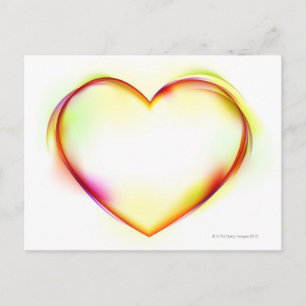 Heart 2 postcard