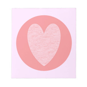Heart 3 notepad