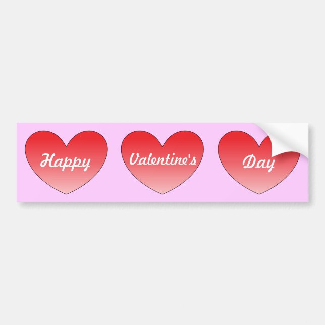 Heart 4 bumper sticker (Front)