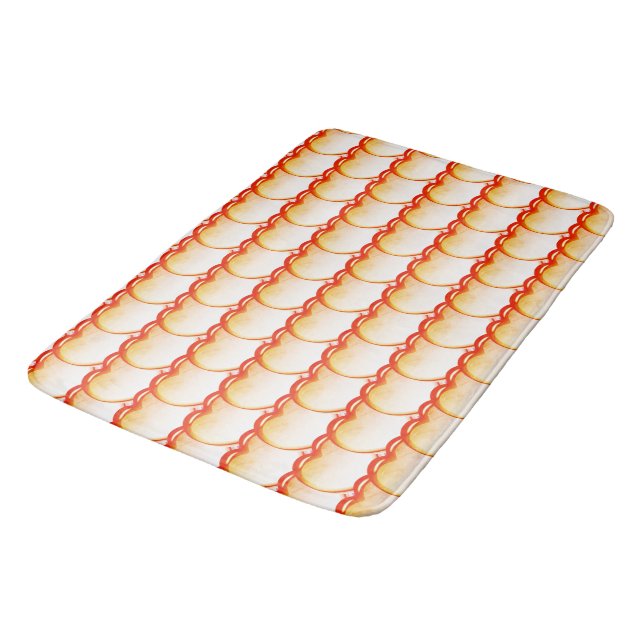 Heart Abstract  Bath Mat (Angled)