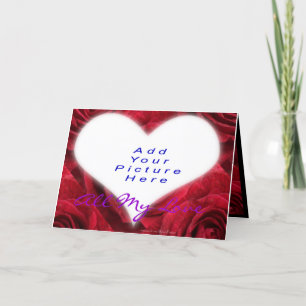 Heart Add-A-Picture-customize Holiday Card