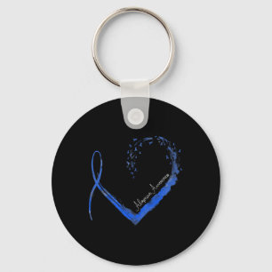 Heart Alopecia Awareness 1 Keychain