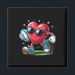 Heart American Football Valentines Day Boys Men Ki Magnet<br><div class="desc">Heart American Football Valentines Day Boys Men Kids Sports</div>