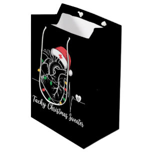 Heart Anatomy Christmas Nurse Cardiac Tachy Xmas Medium Gift Bag
