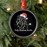 Heart Anatomy Christmas Nurse Cardiac Tachy Xmas