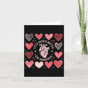 Heart Anatomy Valentine Little Heart Chd Awareness Card