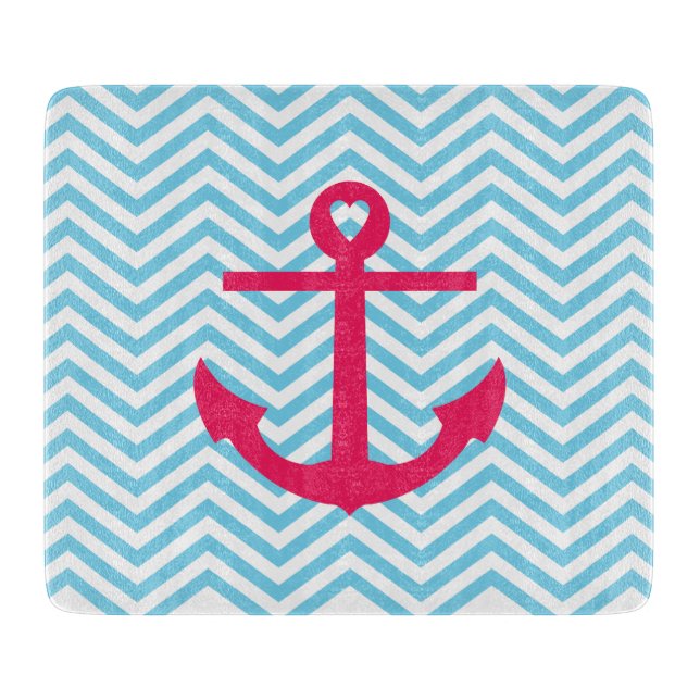 Heart Anchor Cutting Board (Front)