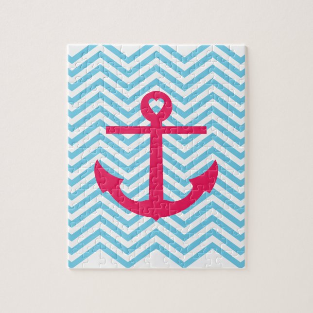 Heart Anchor Jigsaw Puzzle (Vertical)