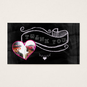 Heart and banner thank you