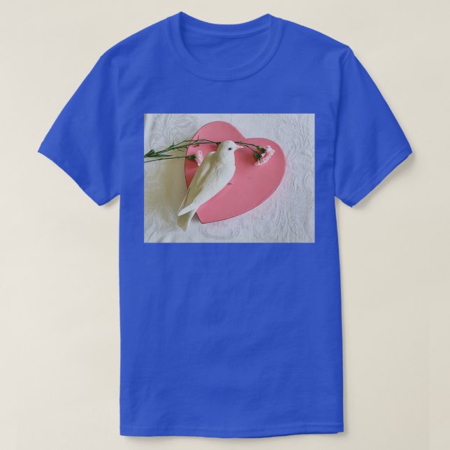 Heart and Dove T-Shirt (Design Front)