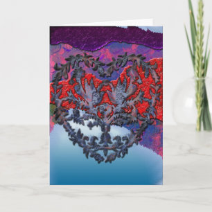 Heart And Doves Greeting Card