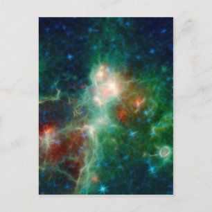Heart and Soul Nebula NASA Postcard
