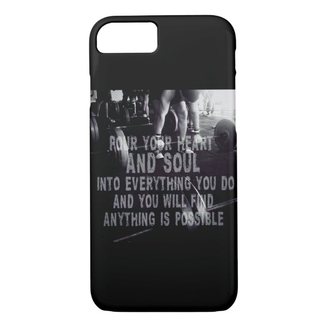 Heart and Soul - Workout Motivational Case-Mate iPhone Case (Back)