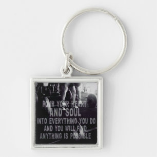Heart and Soul - Workout Motivational Keychain