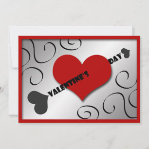 Heart & Arrow Valentine's Day fêtes Invitations
