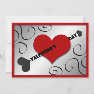 Heart & Arrow Valentine's Day fêtes Invitations
