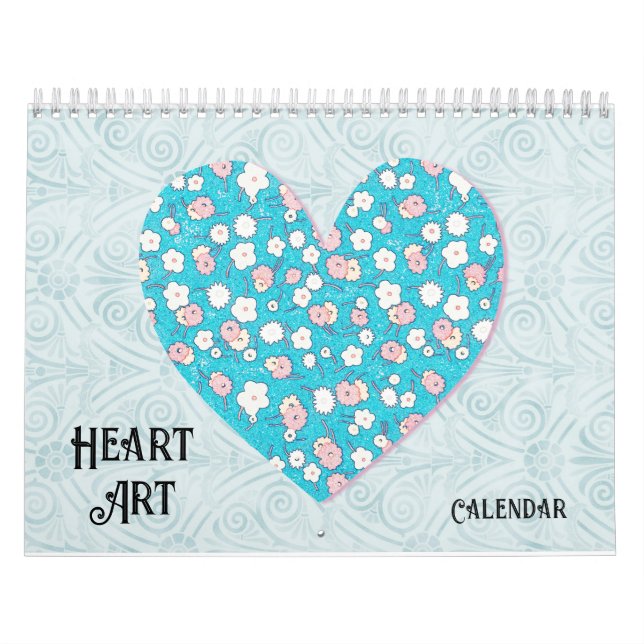 Heart Art Fun Hearts Calendar (Cover)