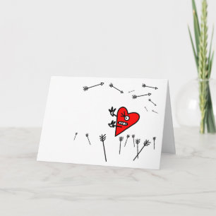 Heart Attack Holiday Card