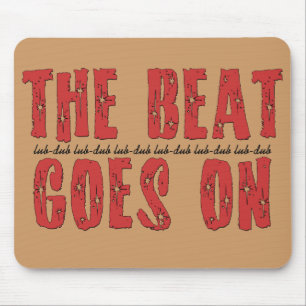 Heart Attack T-shirts Gifts for Bypass Patients Mouse Pad