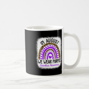 Heart August We Wear Purple Overdose Awareness Gif Coffee Mug