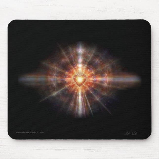 Heart Aura Mouse Pad (Front)