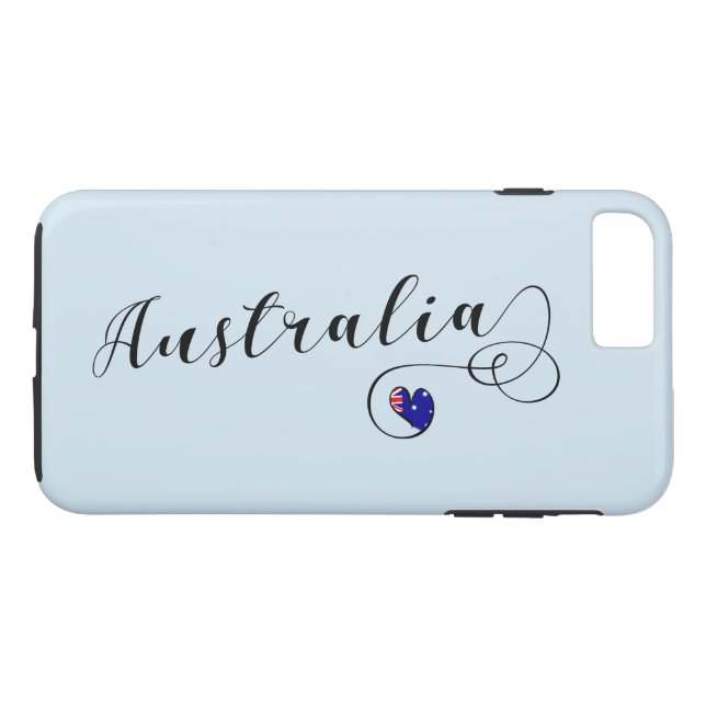 Heart Australia Cell Phone Case, Australian Case-Mate iPhone Case (Back (Horizontal))
