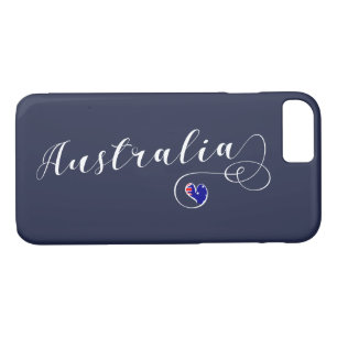 Heart Australia Cell Phone Case, Australian Case-Mate iPhone Case