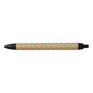 Heart autism black ink pen