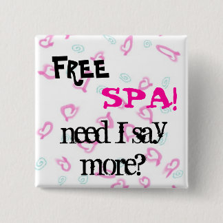 Heart background, Heart background, FREE, SPA!,... 2 Inch Square Button