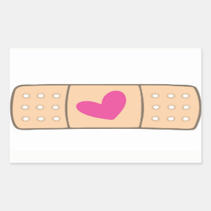 Heart Bandaid sticker