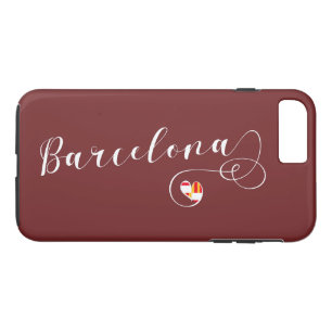 Heart Barcelona Cell Phone Case, Catalonia Case-Mate iPhone Case