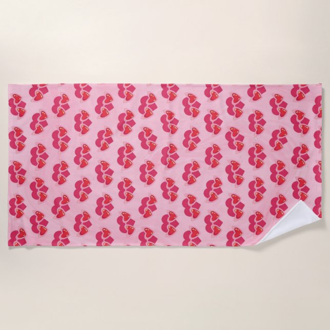Heart Beach Towel (Front)