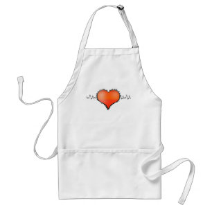 Heart Beat Standard Apron