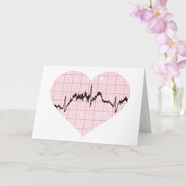 Heart Beat VII Card (Orchid)