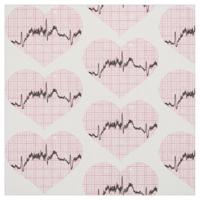 Heart Beat VII Fabric (Swatch)