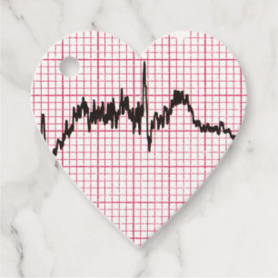 Heart Beat VII Favour Tags