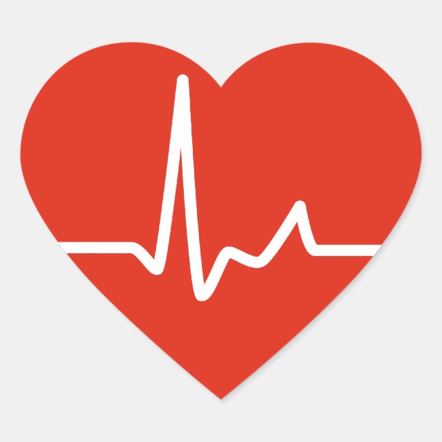 Heart Beats Heart Sticker (Front)