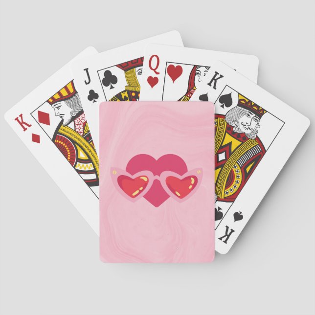 Heart Bee Poker Cards (Back)
