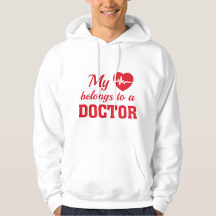 Heart Belongs Doctor Hoodie