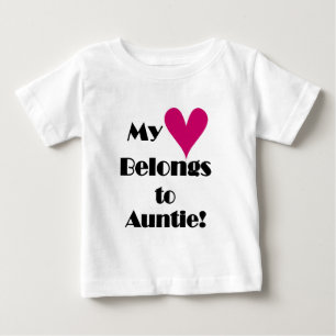Heart Belongs to Auntie Tshirts and Gifts