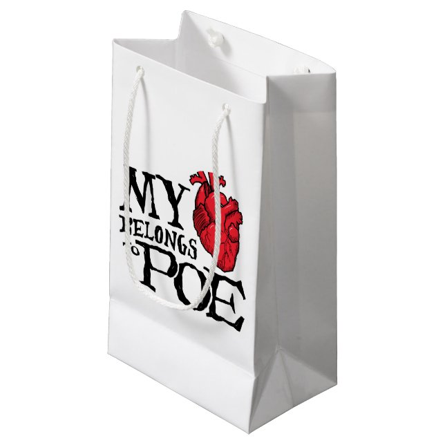 Heart Belongs to Poe Gift Bag (Front Angled)