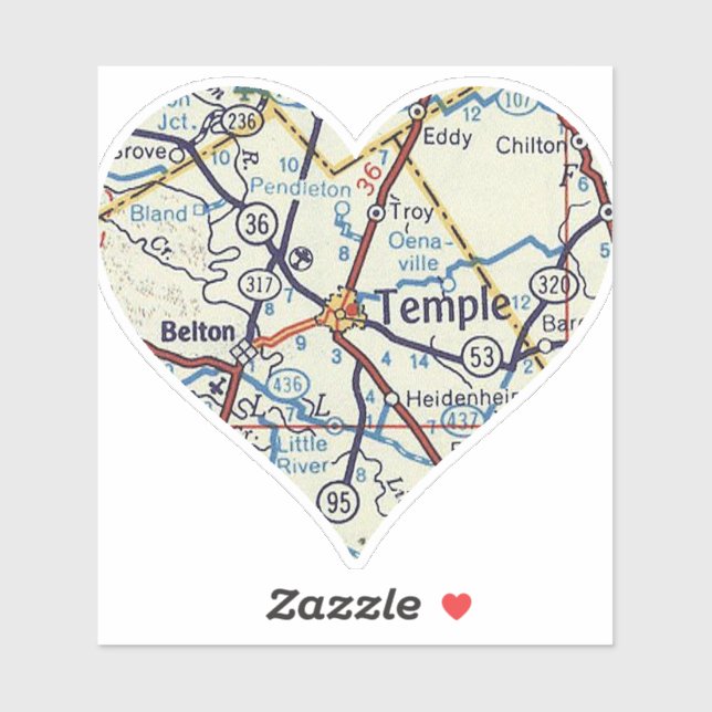 Heart Belton Temple Texas (Sheet)