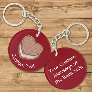Heart Biscuit Keychain