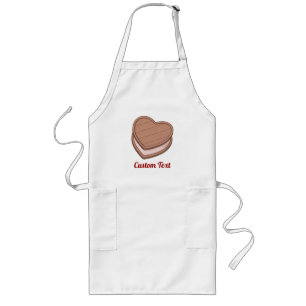 Heart Biscuit Long Apron
