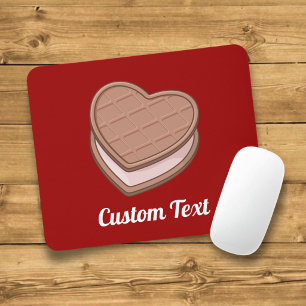 Heart Biscuit Mouse Pad