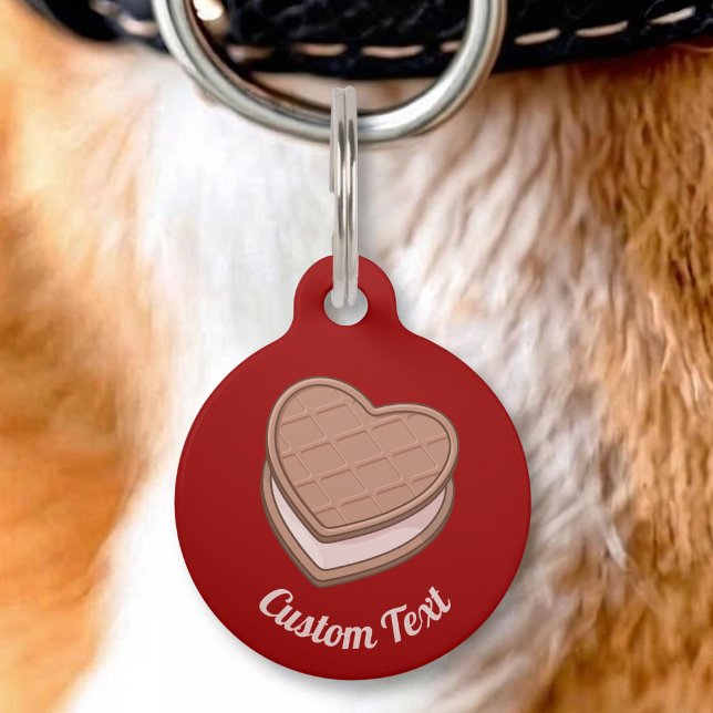 Heart Biscuit Pet ID Tag (Creator Uploaded)